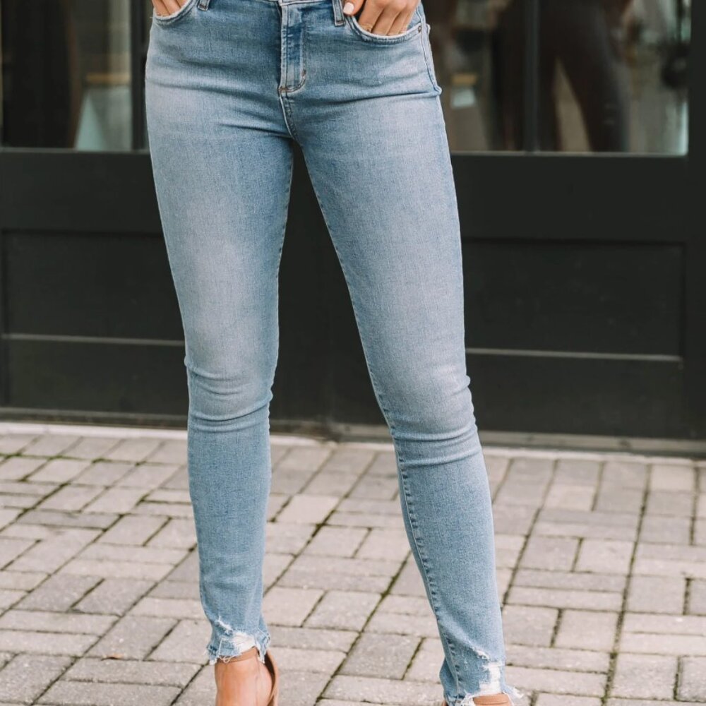 Agolde - Sophie High-Rise Ankle Crop, size 28